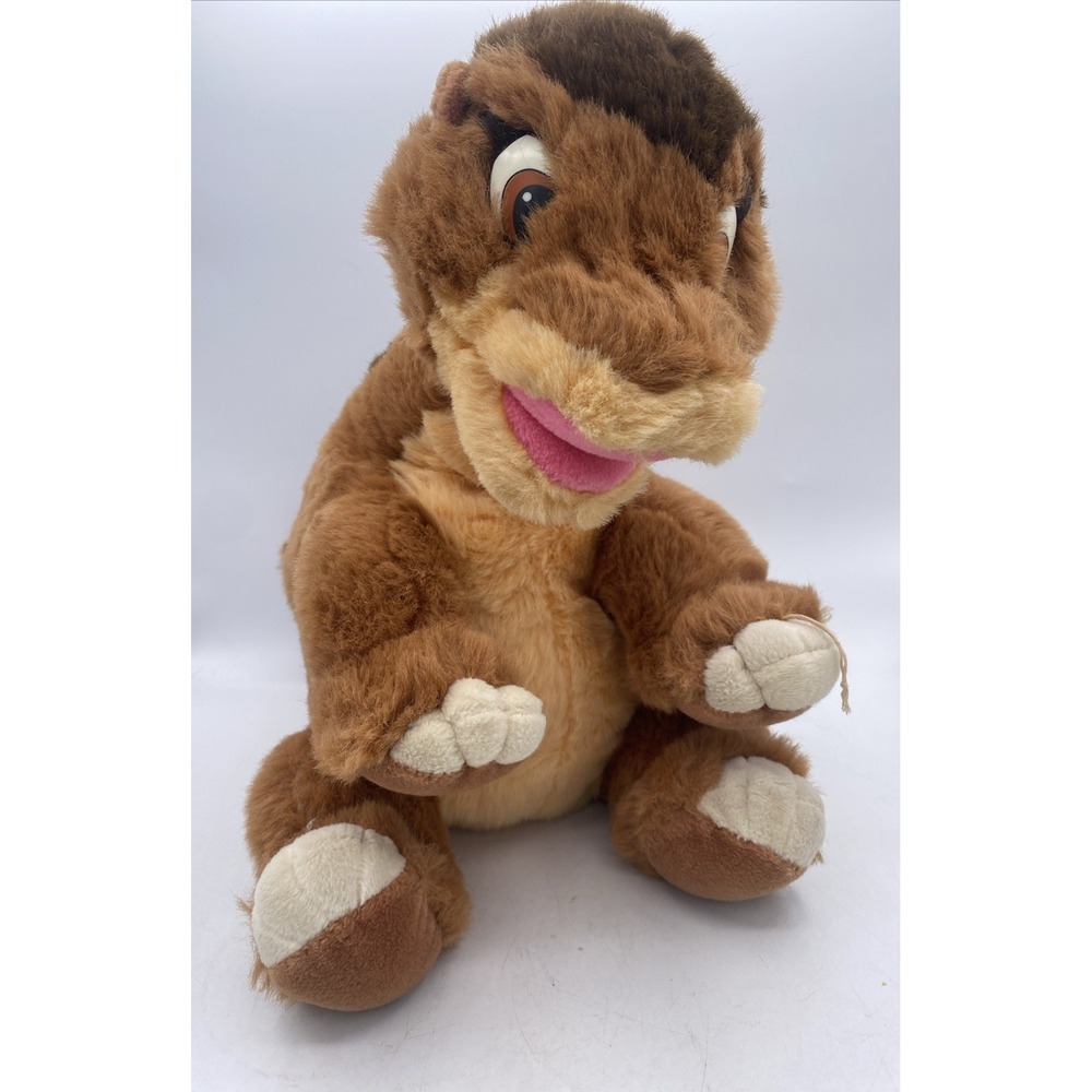 Vintage 1988 GUND Land Before Time Baby Dinosaur LITTLEFOOT 16" Plush Toy